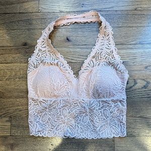 Pink Aerie halter bralette NEW WITH TAGS size small